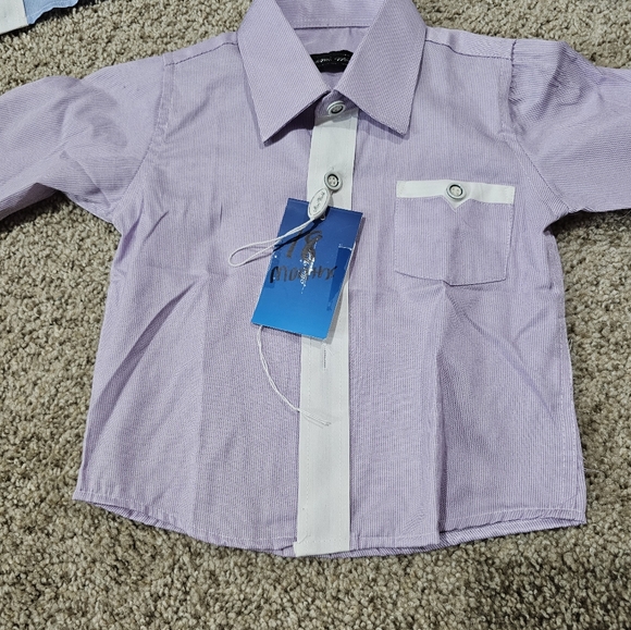 Lot of 3 kids button ups - Picture 3 of 4